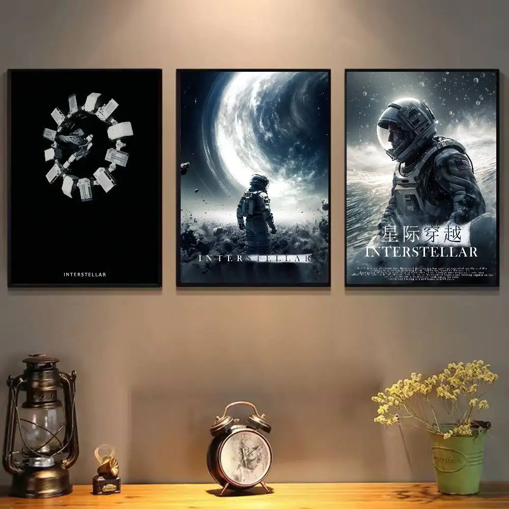 ملصق أفلام كلاسيكية I-Interstellar عالي الدقة جدار لاصق مقاوم للماء لغرفة المعيشة المنزلية وغرفة النوم والديكور الجمالي #5