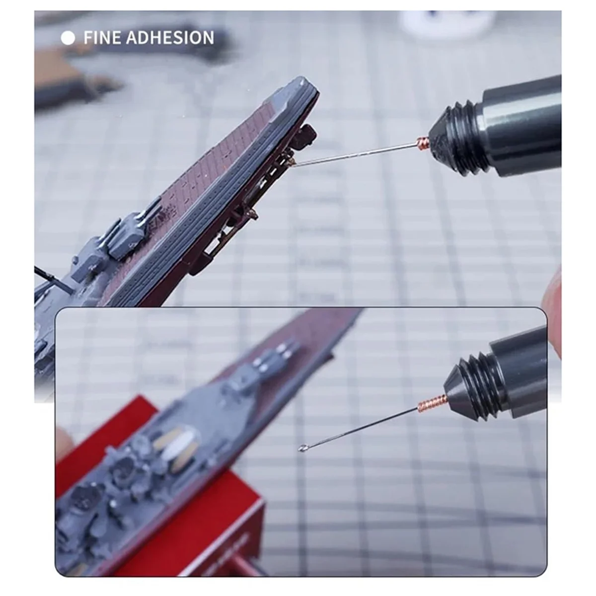 A44TMini Metal Glue Applicator Needle for Hobby, Craft, Model and Small Part Dispensing