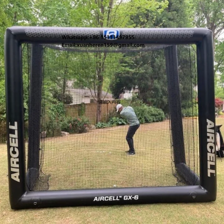 Commercial Inflatable Training Equipment Batting Cage for Baseball Lacrosse Backstops Shooting Stations Golf Bays Drive Box
