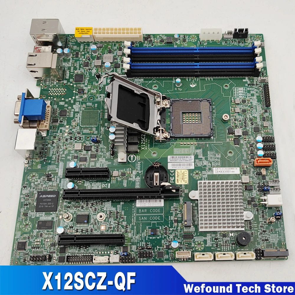 

For SuperMicro Single-socket Server Motherboard LGA 1200 Q470 X12SCZ-QF