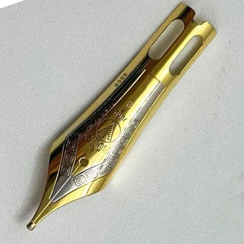 

Large No.8 Nib Grip Section for WingSung 630 Fountain Pen Smooth Iridium White Gold EF F M B Nib Pen Repair Part