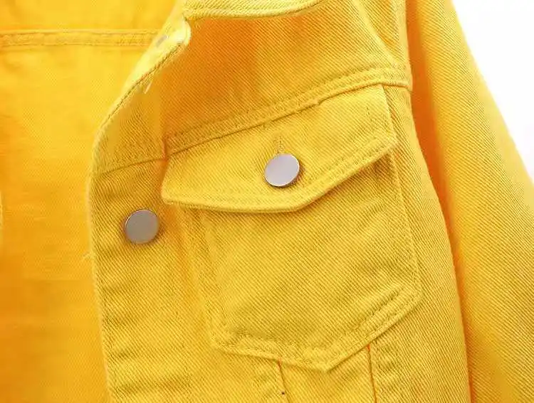 Women Denim Jacket Spring Autumn Short Coat Pink Jean Jackets Casual Tops Purple Yellow Purple Blue Loose Tops Lady Outerwear 25 Sc1ec14f1ec7a49ffa3766ecfab54294cz