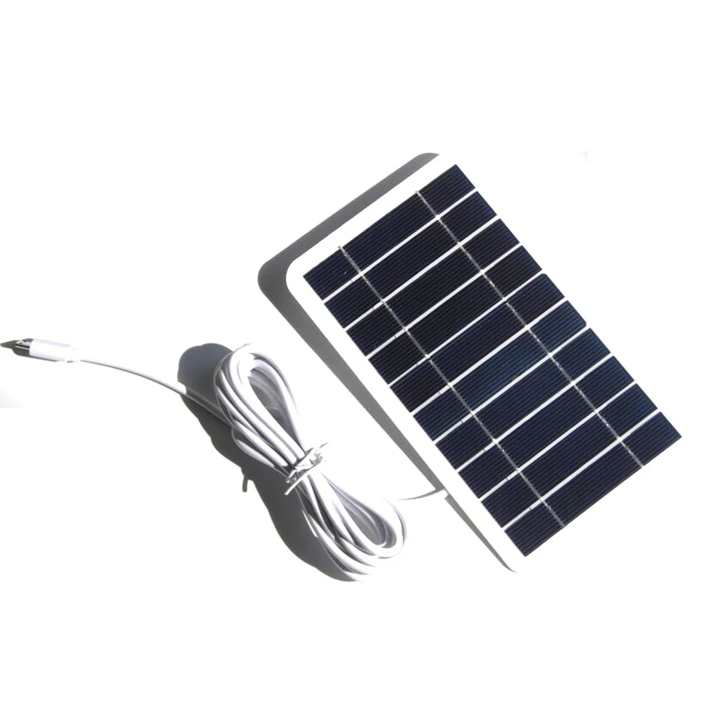 5V 2W Solar Panel Output USB Outdoor Portable Solar System Mobile Phone Chargers solar panel battery module generation board