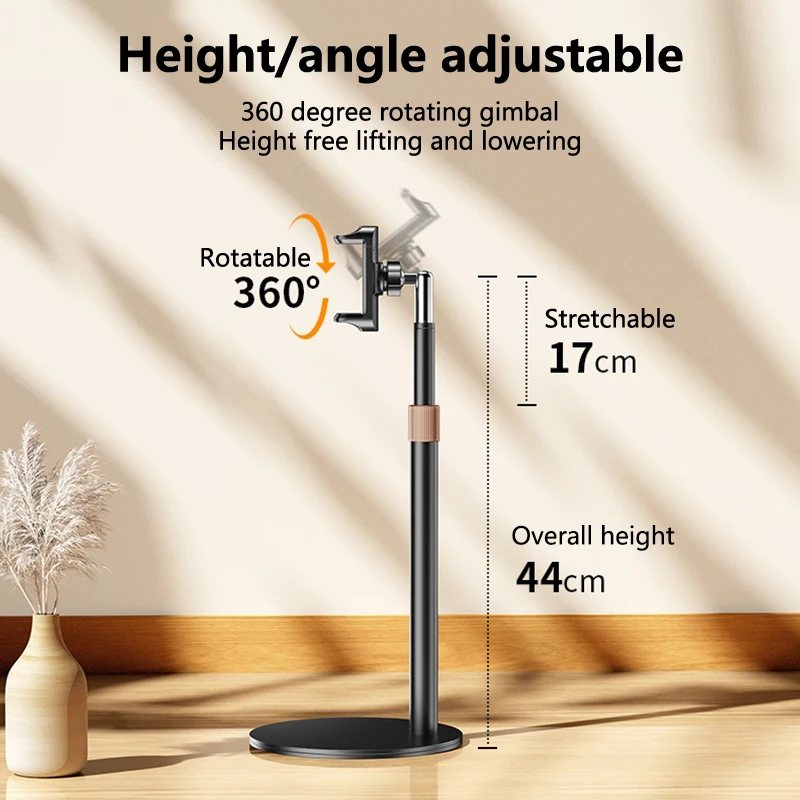 Verstelbare Monitor Stand Hoogte Draagbare Monitor Tablet Houder Voor 6.5-12.9 Inch Telefoon Tablet Monitor Ondersteuning Houder Bredere Basis