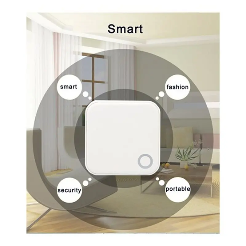 B67C Ttlock G5 Wifi Gateway Tthotel APP Support For 2.4G& 5G For Remote Control Intelligent Lock EU Plug