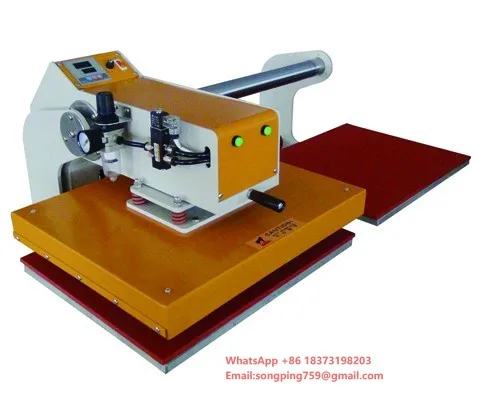 

Pneumatic Automatic Double Positions Heat Press Transfer Printing Machine