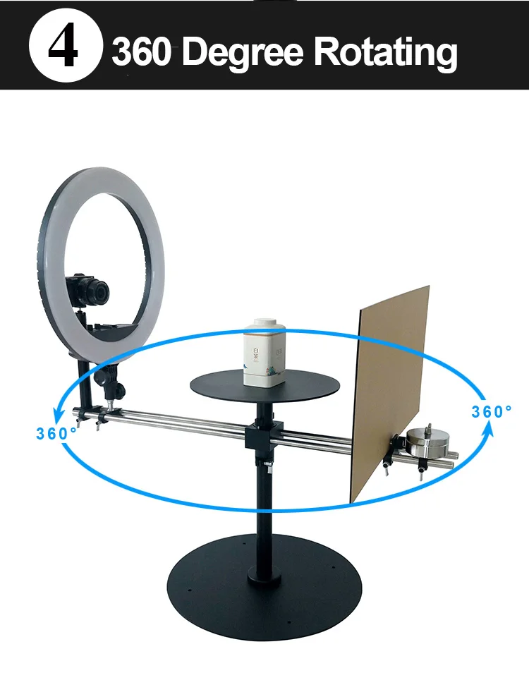 360 Degree Spinner Rotating Professional Photography Turntable Spin Table Platform 360 Video Booth For Products