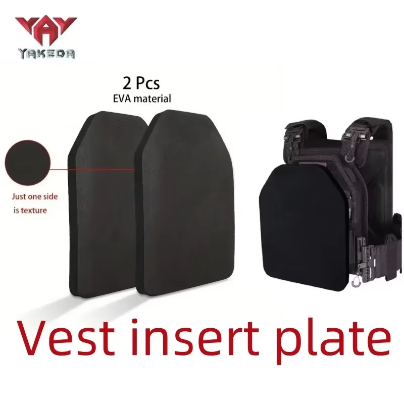 YAKEDA Airsoft Tactical Vest EVA Plates Body Carrier Vests SAPI Shock Plate for Vest Outdoor Hunting Paintball Game Protective