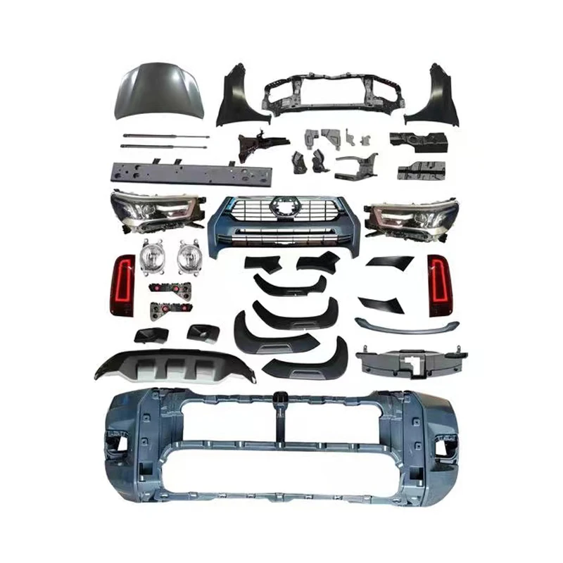 Facelift Upgrade Body Kit  body systems for toyota VIGO hilux 2005-2014 to HILUX rocco upgrade kit