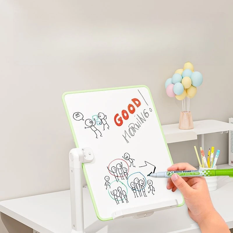 Writing board whiteboard study table mobile double-sided magnetic learning auxiliary board