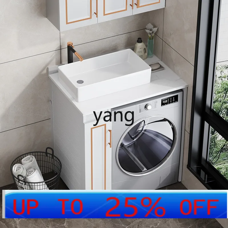 

LMM Combination Bathroom Cabinet with Integrated Washing Machine and Basin