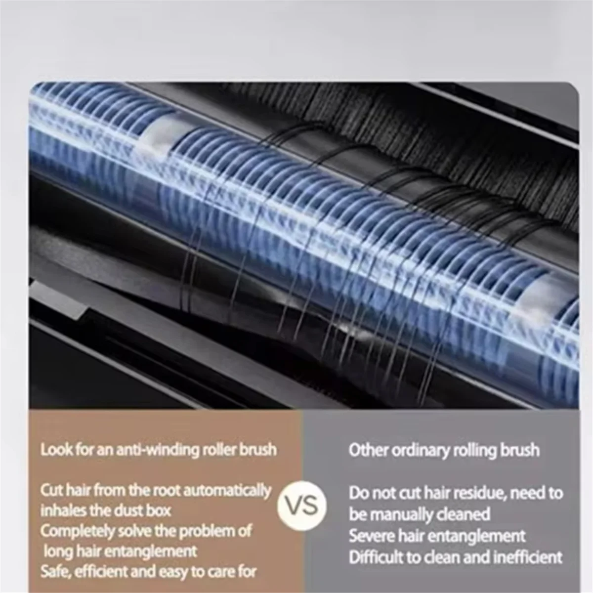 لفرشاة Dreame L10s Pro Ultra Heat / L10s Ultra / L20 Ultra / L30 Ultra / X30 Ultra / X40 Ultra لقص الشعر TriCut