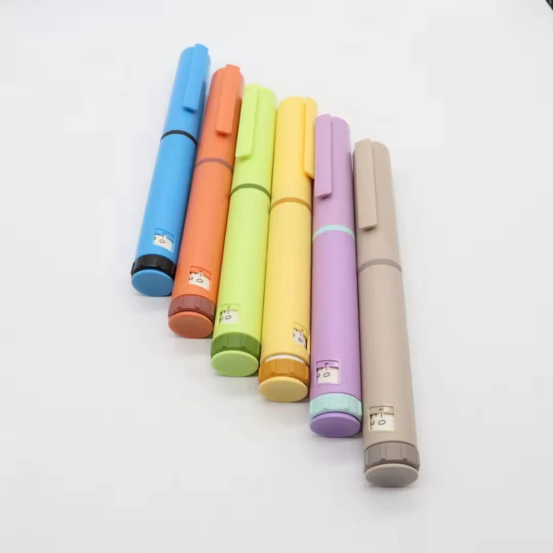 Portable Reusable Colorful 3ml Magic Pen 60U Insulin Injection-Pen for Personal Peptide or Diabetic Use