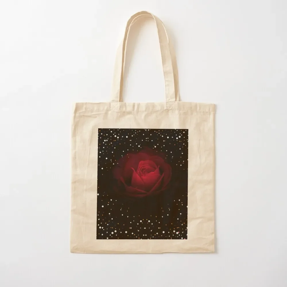 

Red Rose Fashion Tote Bag Shopping bags woman shopping bag shopping trolley bag Women's shopper
