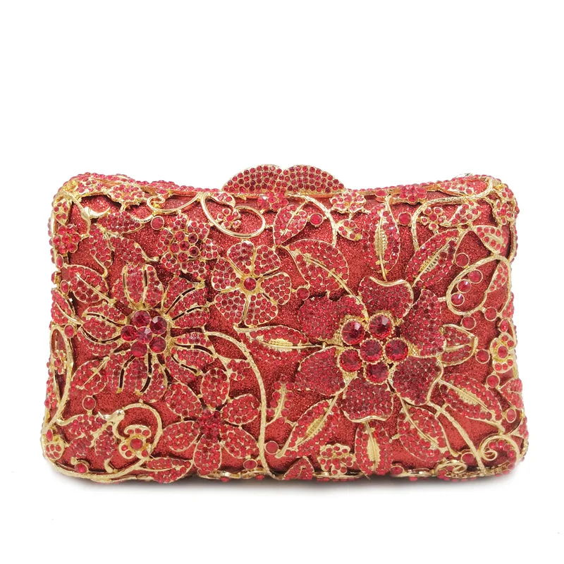 

Сумка с бриллиантовым ужин и цветком, полая сумка со стразами, женская сумка, вечерние сумки Bolsos De Mujer De Lujo, гламурный вечерние клатч с блестками