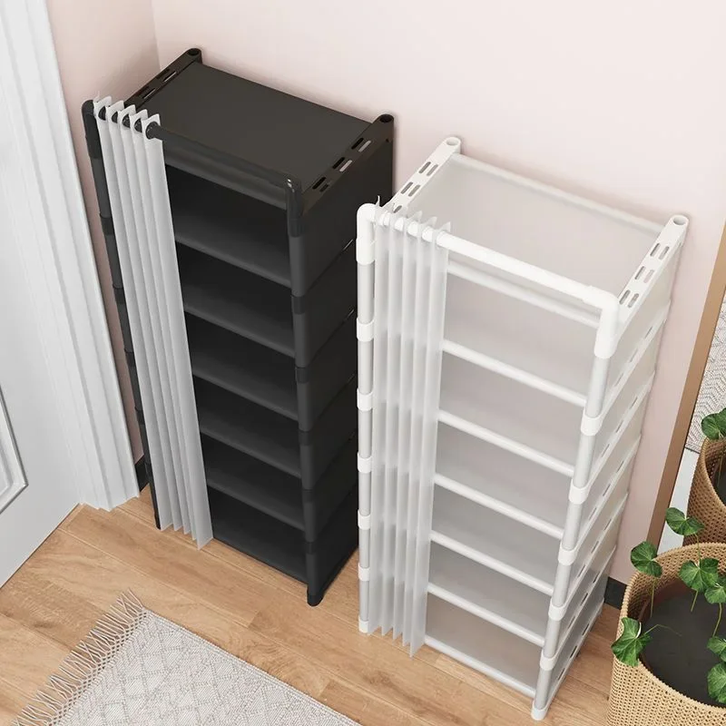 Organize Your Bedroom: 5/6 Tier Storage Cabinet with Open Shelves - High Capacity Wardrobe & Bookshelf, Easy Assembly Furniture