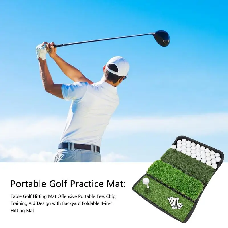 Golf Hitting Mat Outdoor Golf Pads Practice Training Lawn Indoor For Outdoor Exercise Sport Ornaments