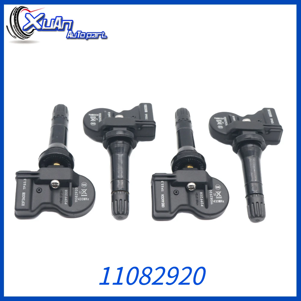 

For MG 4 MG4 EV MULAN Cyberster For IM LS7 LS6 L7 L6 SAIC H5 1/4pcs NEW TPMS 11082920 433Mhz Tire Pressure Monitoring Sensor