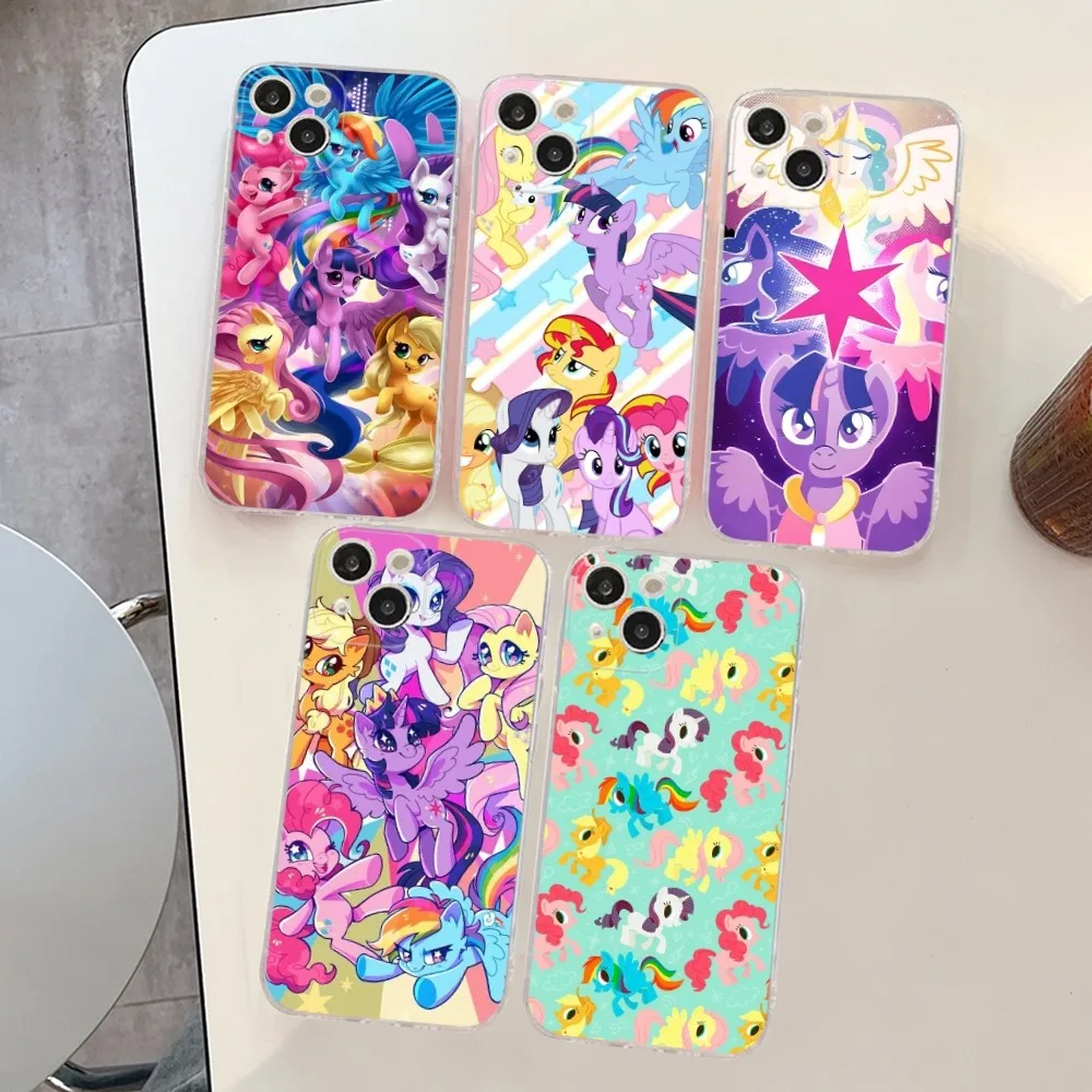 My P-Ponys L-Little Phone Case Silicone Soft for iphone 15 14 13 12 11 Pro Mini XS MAX 8 7 6 Plus X XS XR Cover