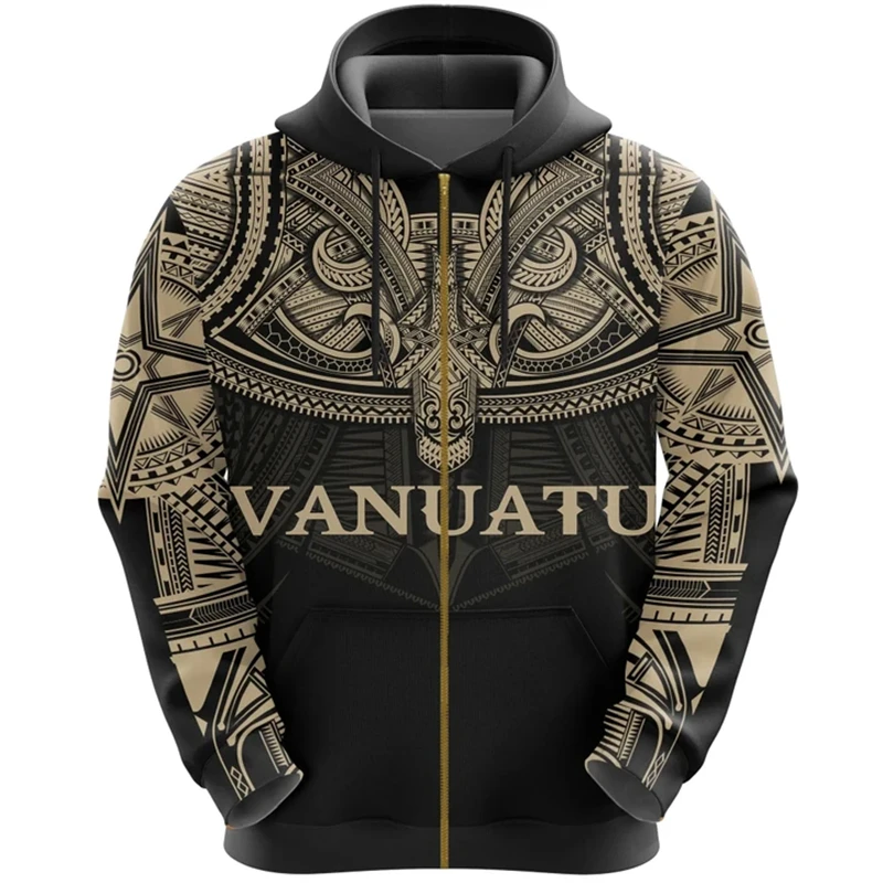 

Vanuatu Flag Map 3D Printed Zip Up Hoodies For Men Clothes Fashion National Emblem Zipper Hoodie Casual Boy Tracksuit Sweatshirt