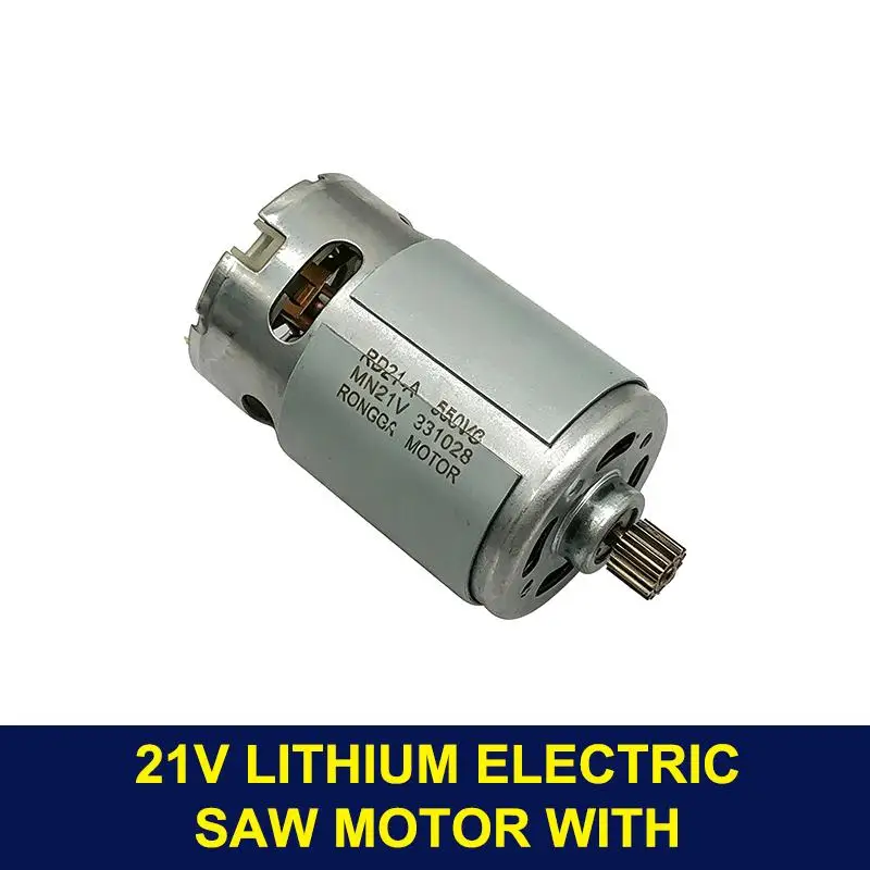Heavy Performance RS550 DC Motor 21V Ideal 28000RPM Speed for Electric Saw Cutting