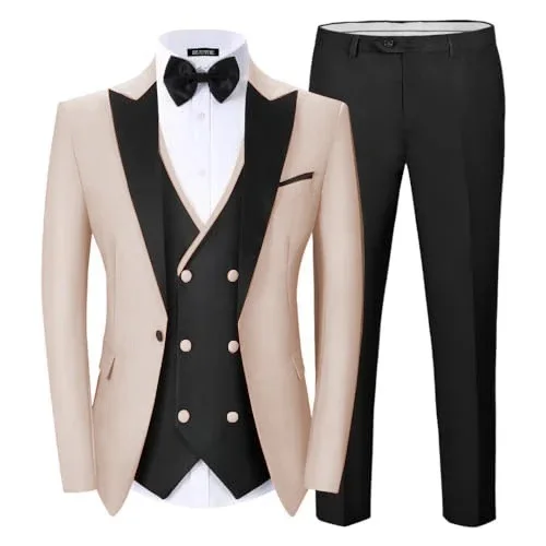 

New Three-piece Men's Wedding and Business Party Formal Suit Ensemble and Matching Dress Suit Wedding Suit for Man 2026
