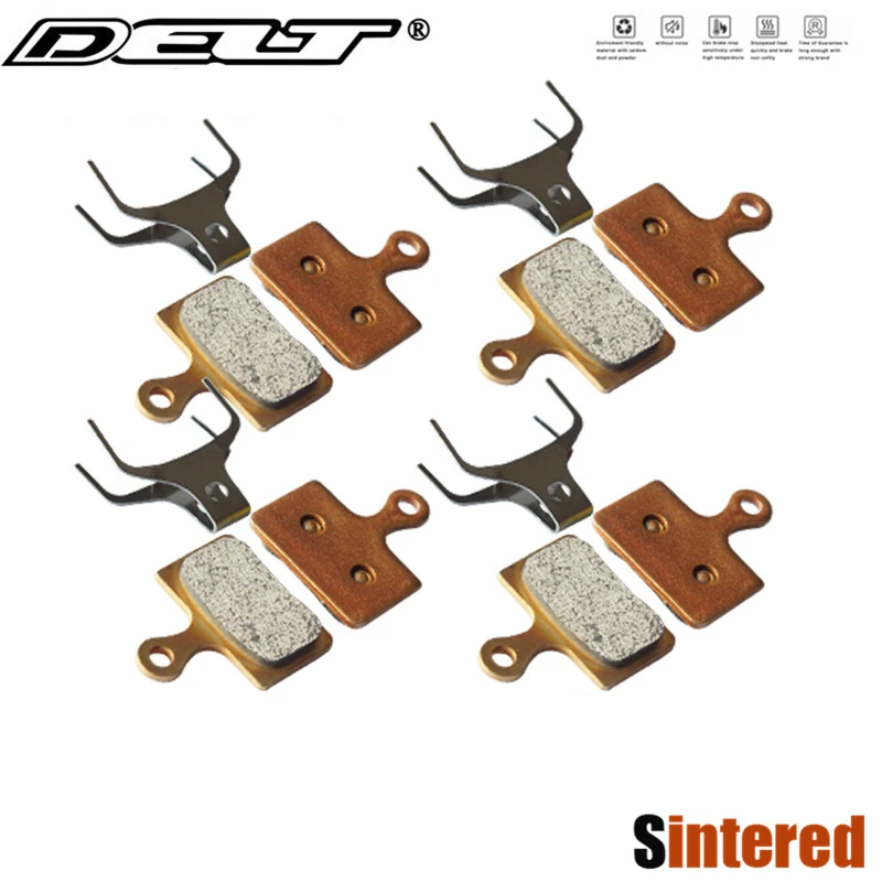 

DELT, 4 пары велосипедных дисковых тормозных колодок для SHIMANO XTR M9100 M9110 BR-M8110 DURA-ACE R9150 K03Ti K03S K02S, спеченная часть велосипеда
