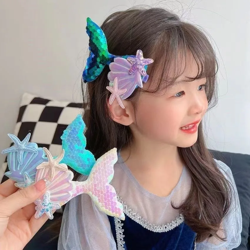 

Cartoon Fish Hair Clip for Kids with Fringe, a Cute Cross-Border Hair Accessory