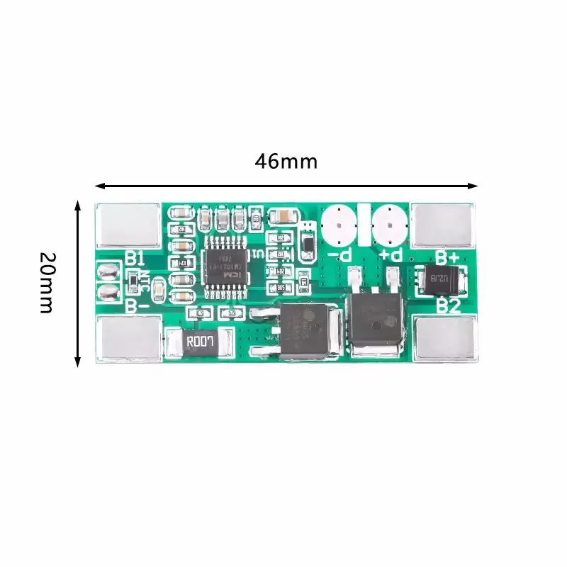 2pcs 3strings12.6V 18650 lithium battery protection board 11.1V 12V anti-overcharge and over-discharge protection module sprayer