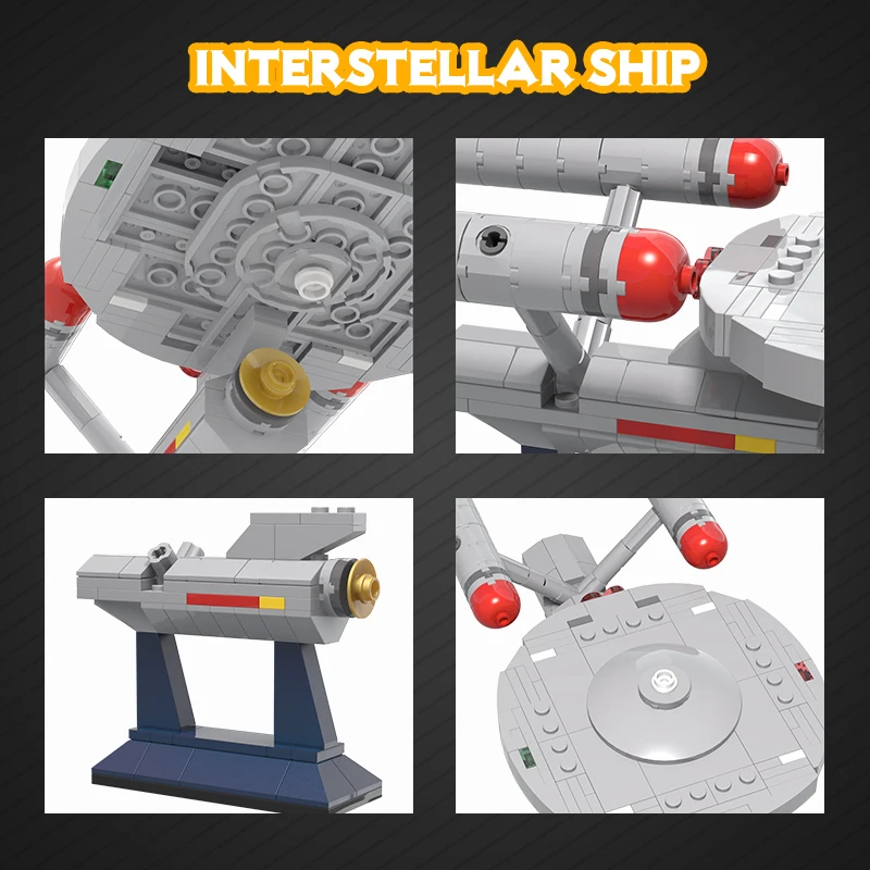 Moc Interstellars Uss Enterprise NCC-1701 Speelgoed Ruimteschip Wereld 6021 Buliding Blok Model Bakstenen Tochten Voor Kinderen Verjaardagscadeau