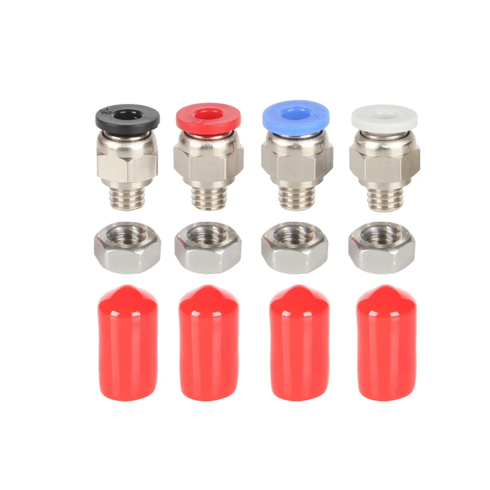XCR 3D-Drucker-Filament-Trockner-Box, pneumatischer Anschluss mit Mutter für PLA-ABS-Filamente, 2,5 x 4 mm PTFE-Schlauch, 3D-Drucker-Zubehör