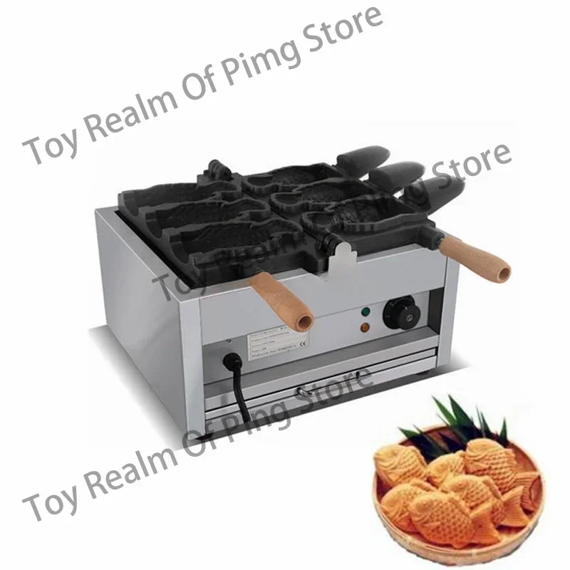 Commercial Taiyaki Making /Ice Cream Cone Sleeve Electric Waffle Maker Machine