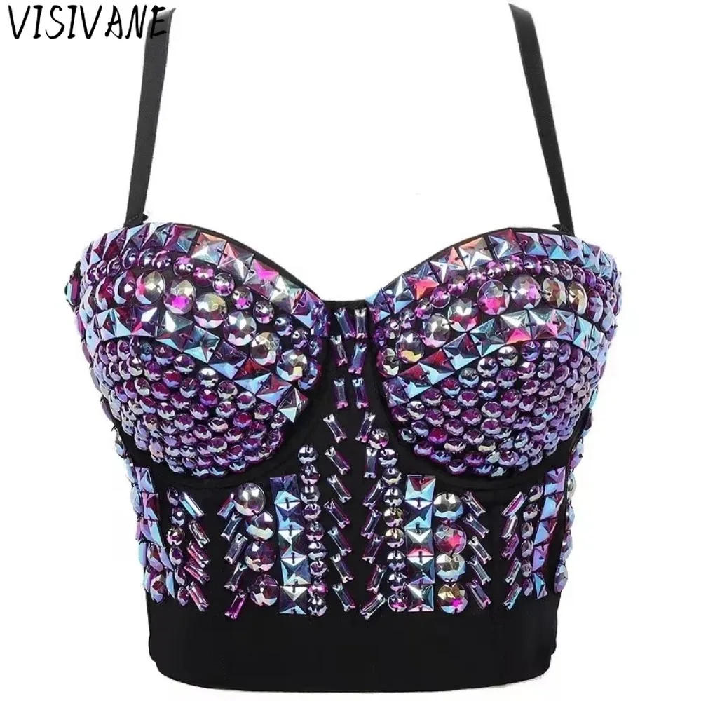 Odzież damska Ropa Camis Sexy Crop Tops Ladies Corset Luxury Tank Top Women Shirt Harajuku Shaper Blusa Bralette Push Up Bra
