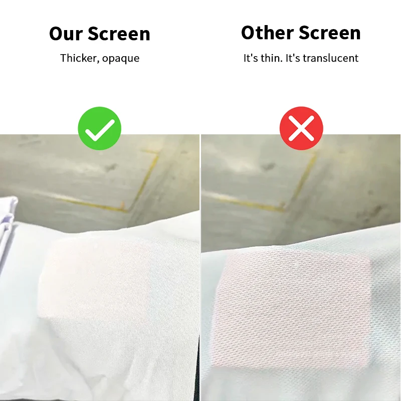 Улучшенный экран проектора AUN 180 дюйма, более толстый игровой экран проектора для видеоигр, лучший размер, подходит для домашнего кинотеатра 1080P 4K