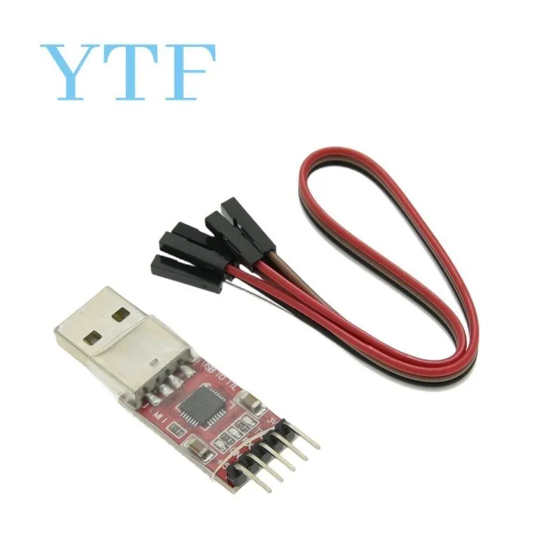 CP2102 Modul USB Ke TTL Seri UART STC Kabel Unduh PL2303 Peningkatan Garis Sikat Super