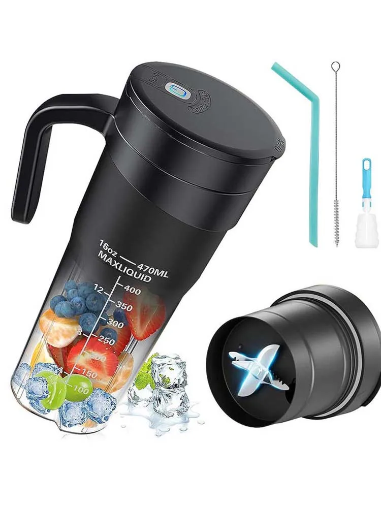 خلاط يدوي محمول عالي الجودة، عصارة عصير قابلة لإعادة الشحن، خلاط أوتوماتيكي منزلي للمطبخ الرياضي الصغير #1