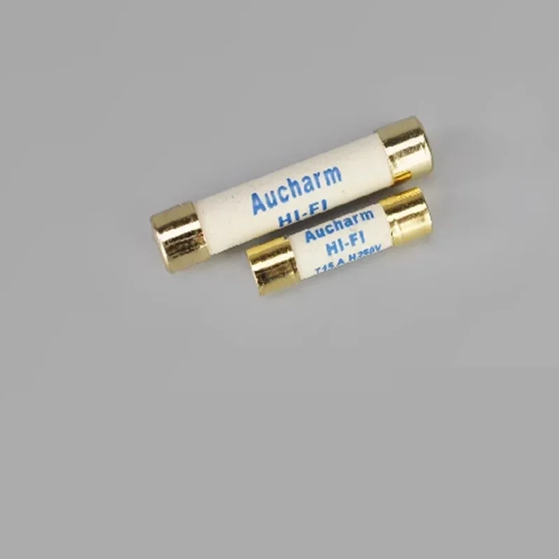 5PCS 250V 5*20/6*32MM gold-plated fuse hifi audiophile silver fuse silver alloy CD player tube amplifier preamp power amplifier