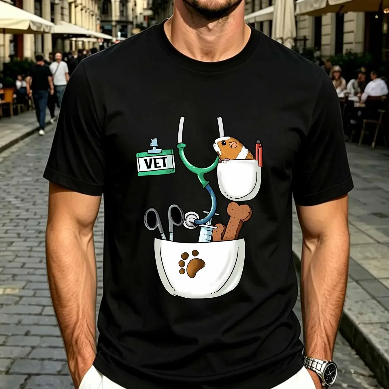 washed T Shirt Veterinarian Halloween Costume Vet Tech Kids And Adult S 4XL vintage Washed Unisex fashion Top For Everyday Wear