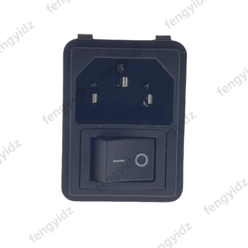 Fengyidz التيار المتناوب سلك الطاقة مدخل وعاء الطاقة مقبس الطاقة مع ON OFF الروك التبديل 250 فولت 10A IEC 320 C14