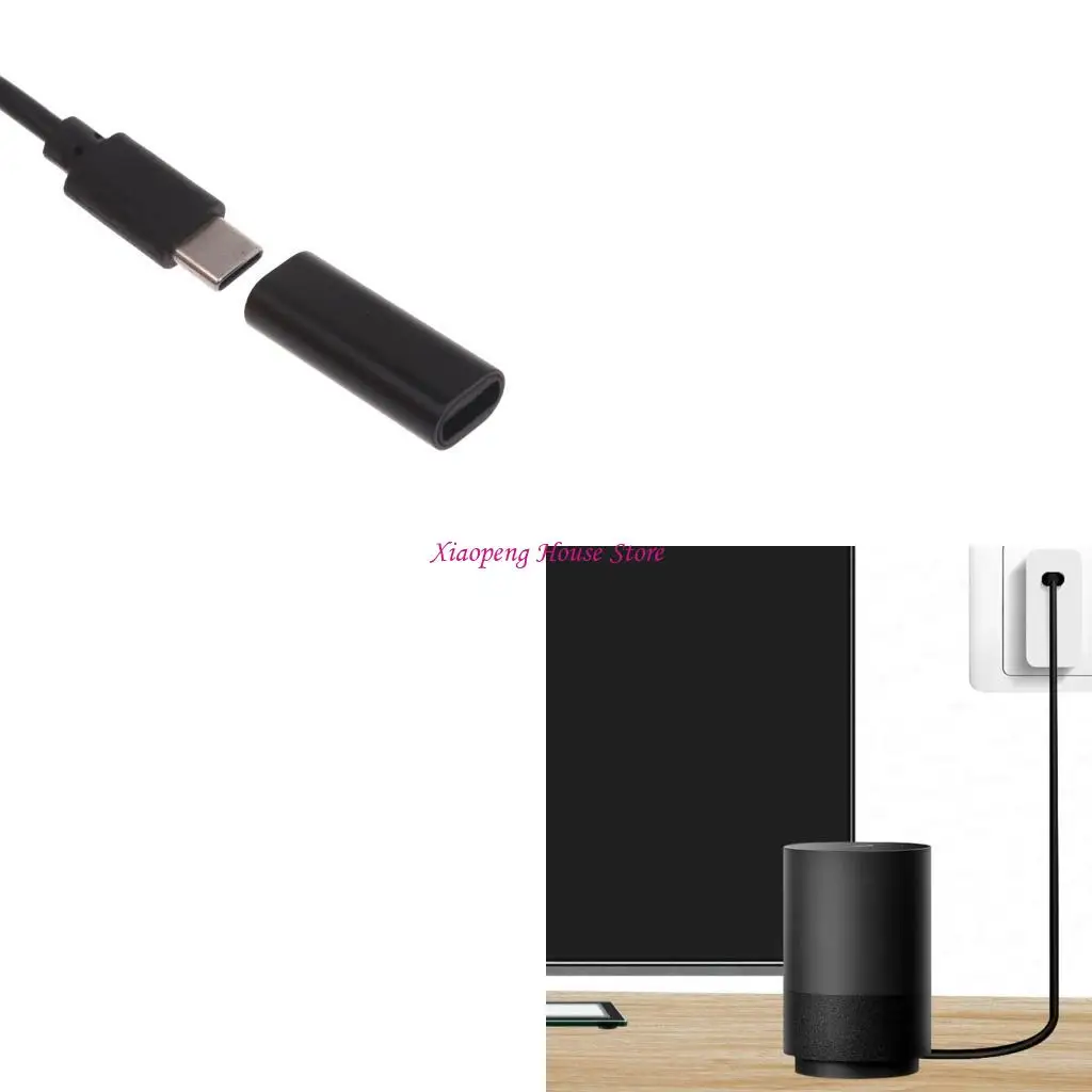 12V Type C to 3.5x1.35mm Triggers Power Cable Converter Cable Power Cord for Routers Laptop Speaker LED Light Camera 77JC