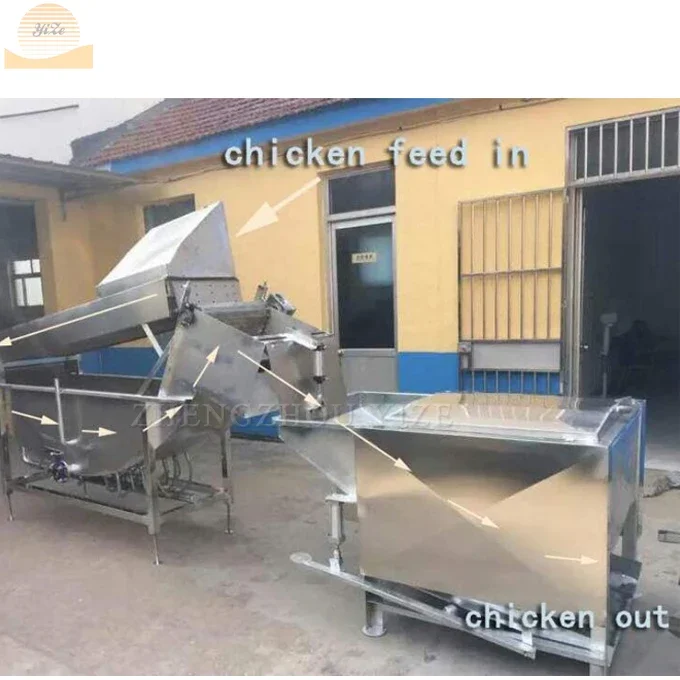 Automatic Small Scale Poultry Slaughter Line House Plucker And Scalder Chicken Processing Plant Slaughtering Machine Equipment