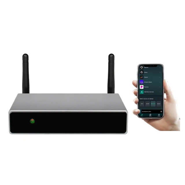 

Linkplay Multiroom Audio Receiver Internet Music Streaming Amplifier