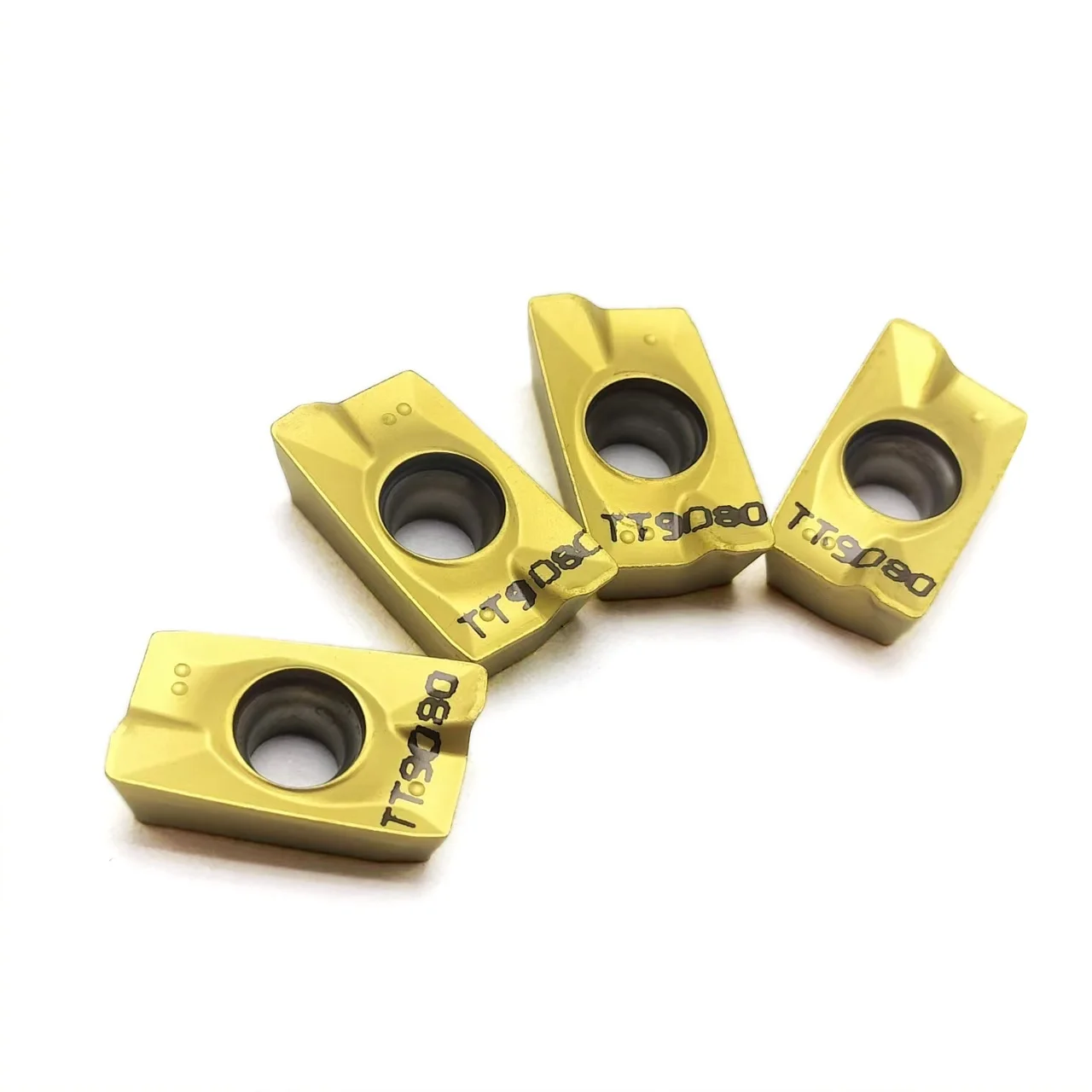 يتم استخدام إدراجات كربيد APMT1604PDER TT9080 الأصلية 100% APMT 1604 PDER TT9080 لمعالجة أجزاء الصلب والفولاذ المقاوم للصدأ #4