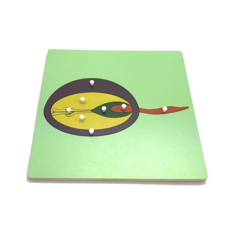 090B Hand Grab Board Puzzle Animal Sorting Montessori Toy for Toddler Sensory Develop