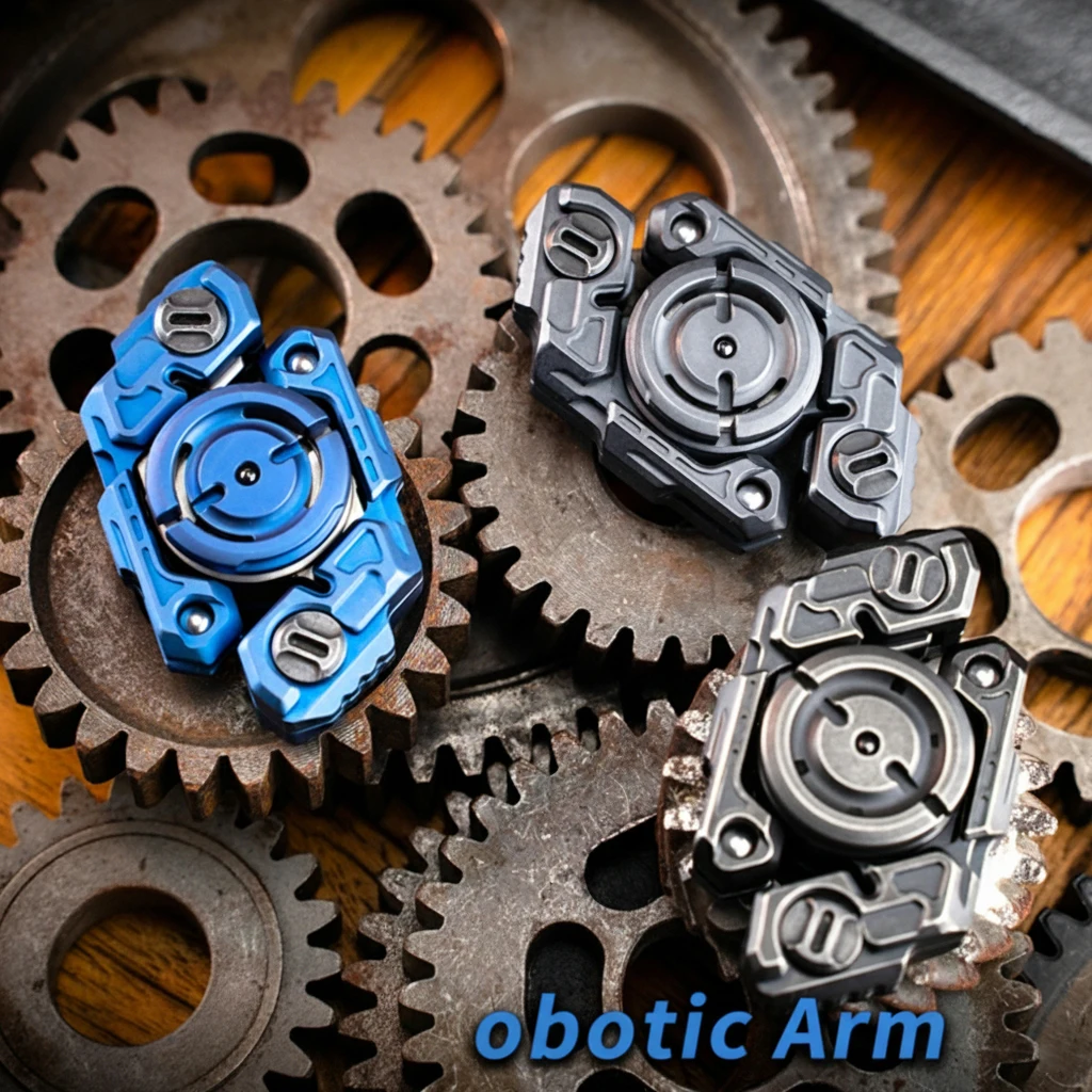MACKIE EDC BRACCIO ROBOTICO Fidget Spinner Trasformare Agitarsi Giocattoli Per Adulti Accessori Da Scrivania Per Ufficio Giocattoli Sensoriali Per Adulti