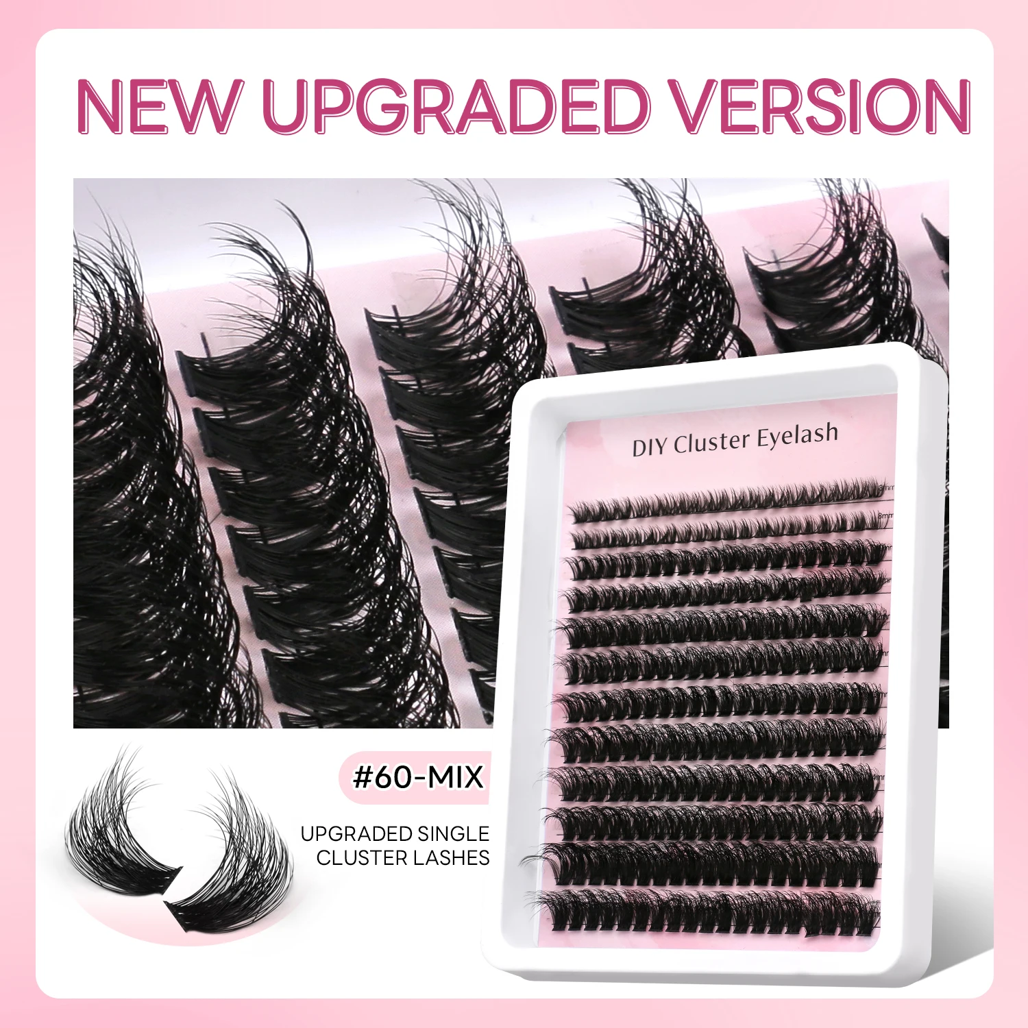 DIY Faux Mink Lashes, Voluminous Cat Eyelashes
