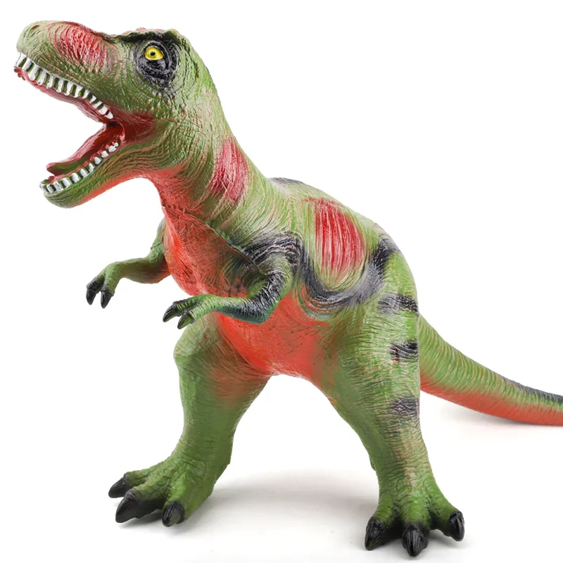 Big Dinosaur Model Toys Realistic Brachiosaurus Jurassic T-Rex Soft Puppets Animals Park Dinosaur Puppets for Kids Boys Gifts