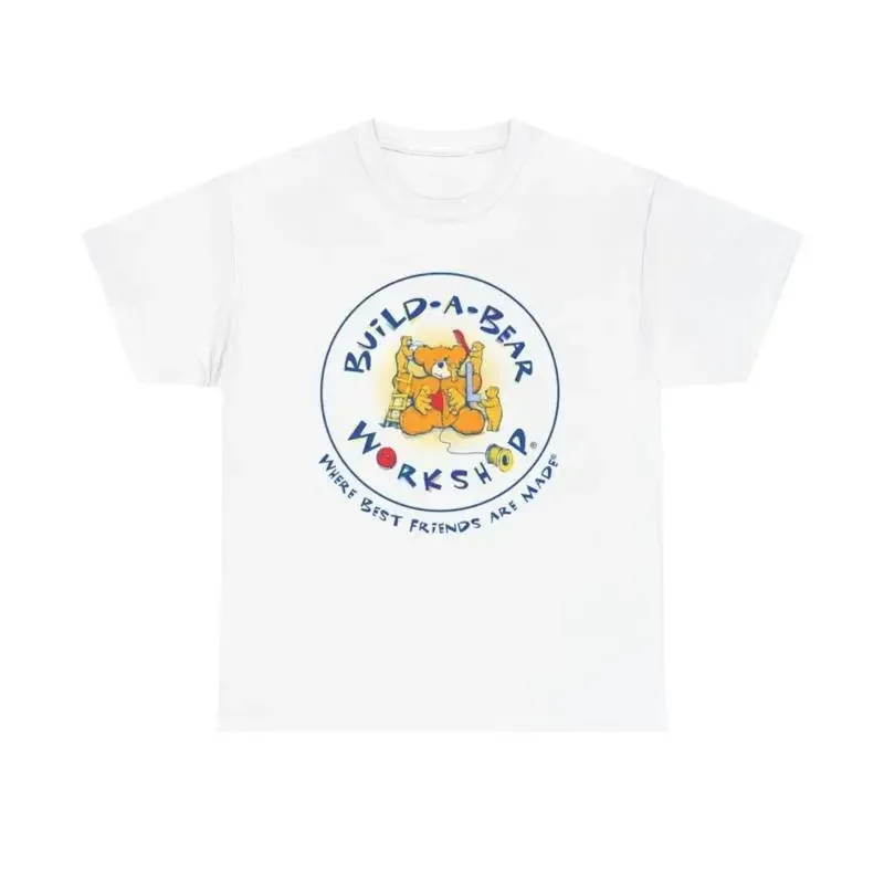 Build A Bear T Shirt Vintage Vermont Merch Logo Toys Retro Heavy Cotton