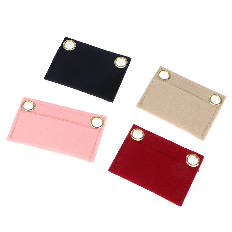 Felt Wallet Bag Liner Card Package Internal Layer Retrofitted Crossbody Bag Chain Inner Container Organzier Bag Part Accessories