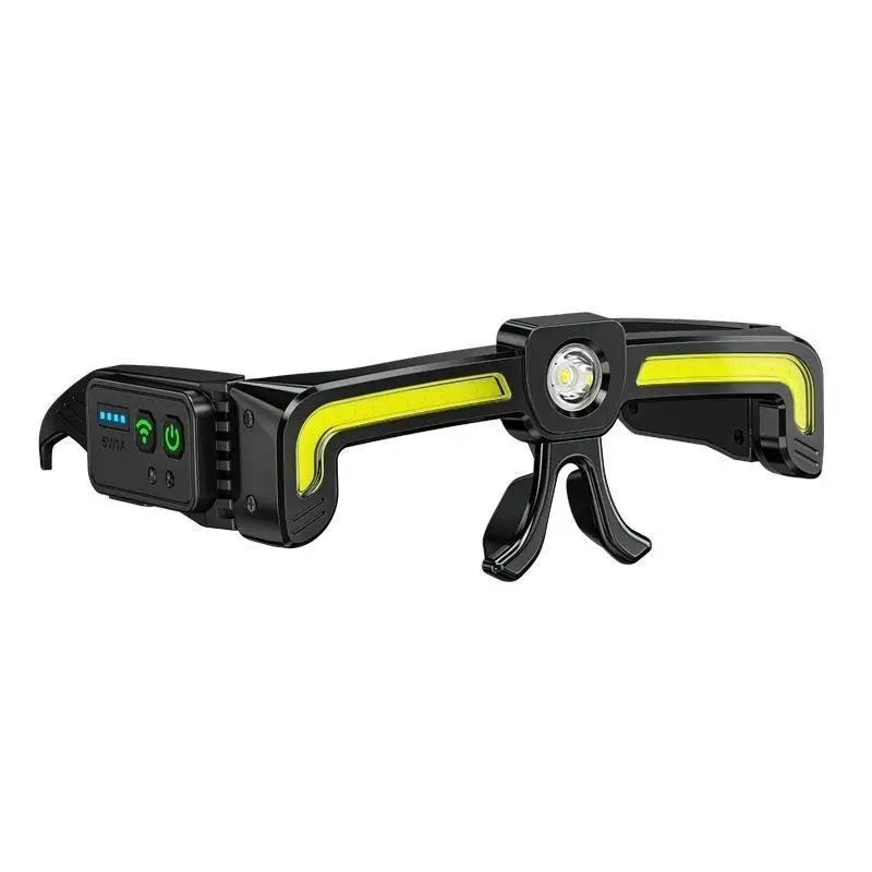 Wearable Glasses LED Headlamp Motion Sensor Rechargeable Work Light Spotlight Floodlight Headlight For Repair Fishing